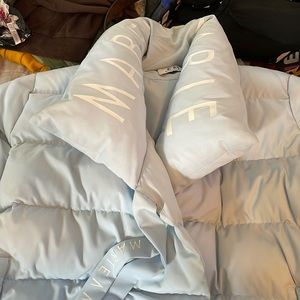 Mabel Marie puffer light blue xxl